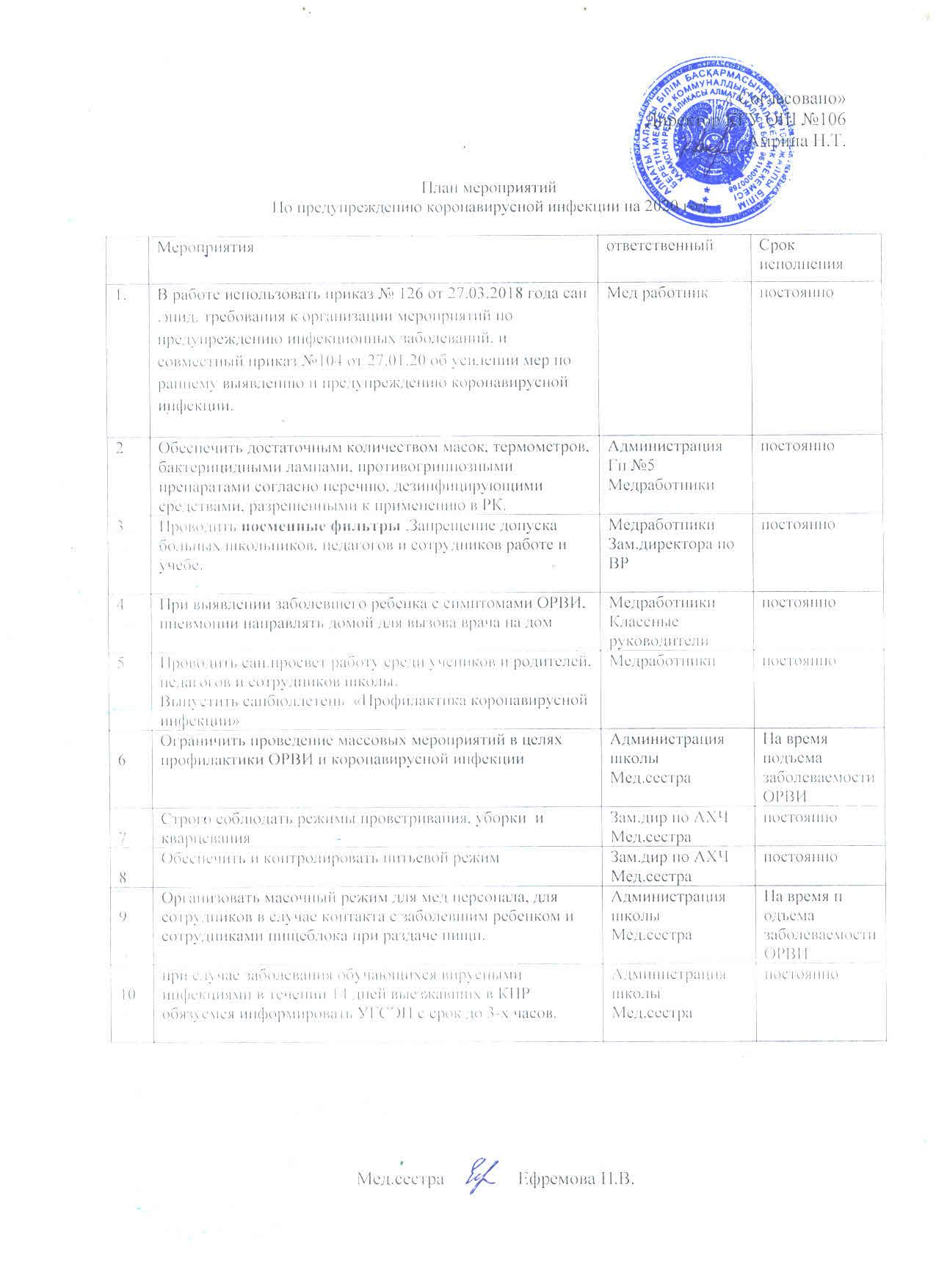 Бұйрық/ Приказ