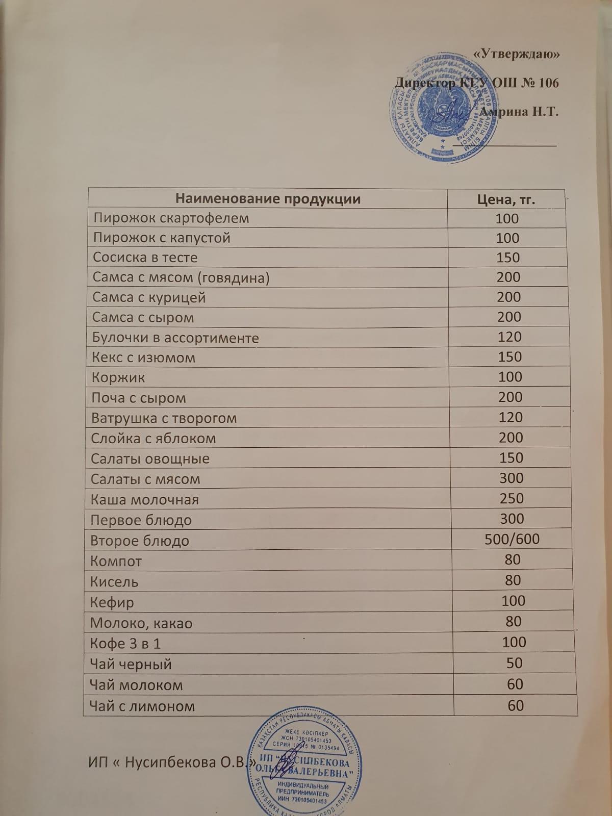 Өнім атауы./Наименование продукции