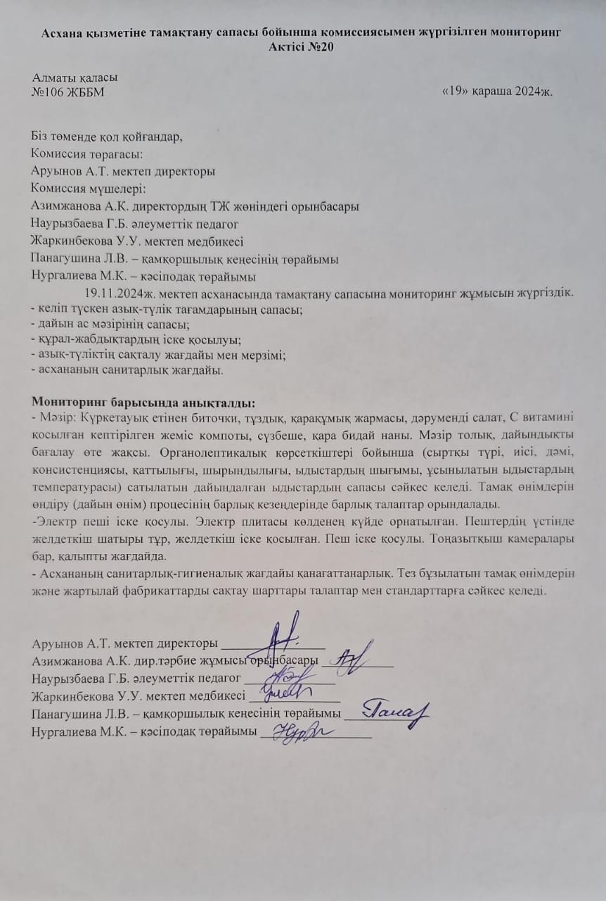 АКТ №20