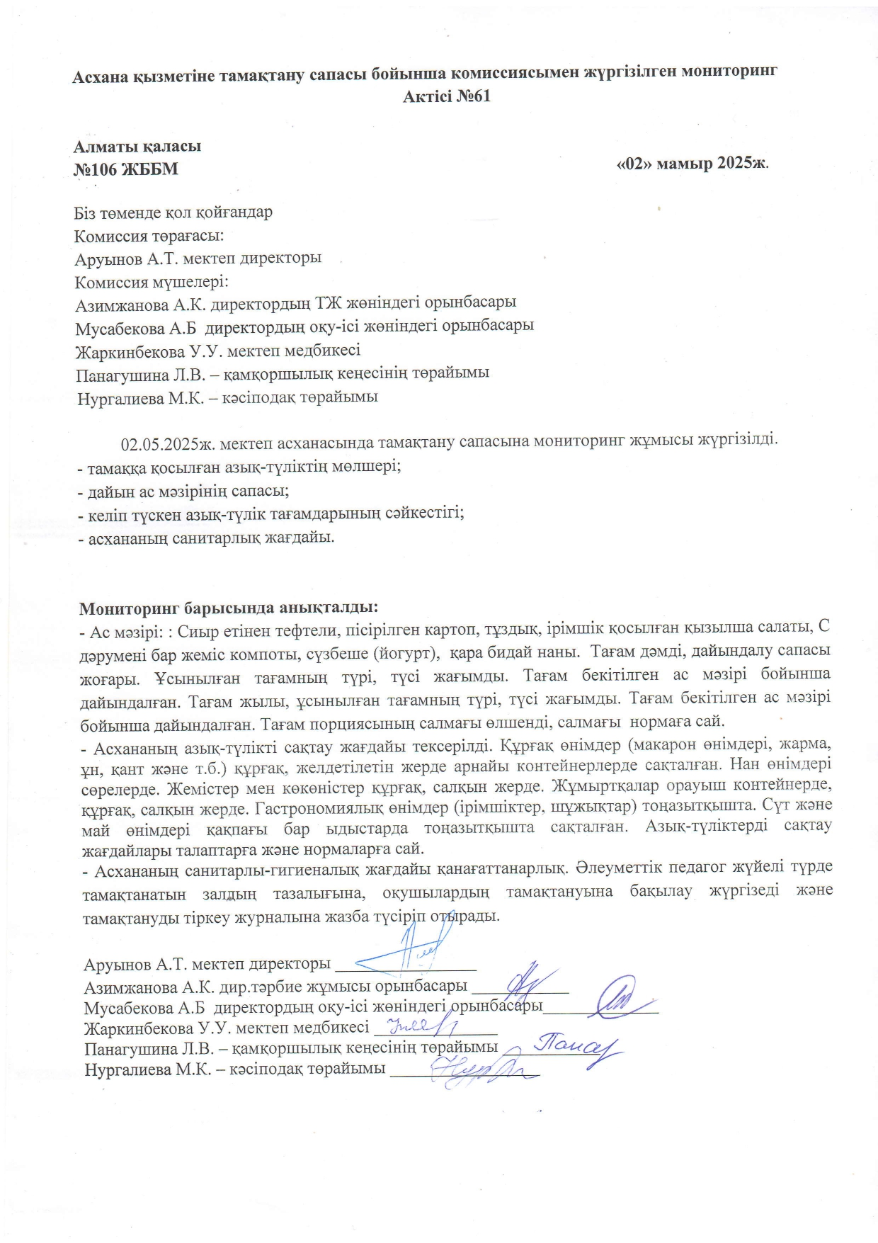 АКТ №61